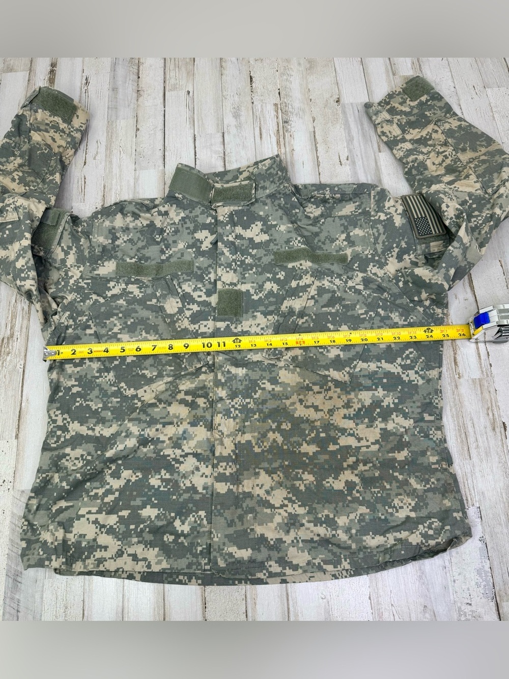 US Army Combat Jacket Adult Large Cargo Military Pockets Camo - Picture 4 of 12